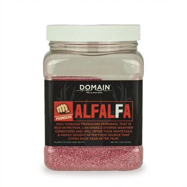 Domain Alfalfa Pounder Food Plot Seed, 1 lb.