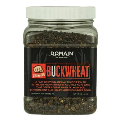 Domain Buckwheat Pounder Food Plot Seed, 1 lb.