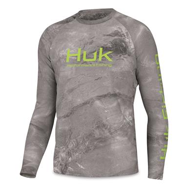 Huk Mossy Oak Pursuit Long Sleeve Crew Tee
