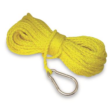 T-H Marine Boat Hollow Braid Polypropylene Anchor Line, 1/4