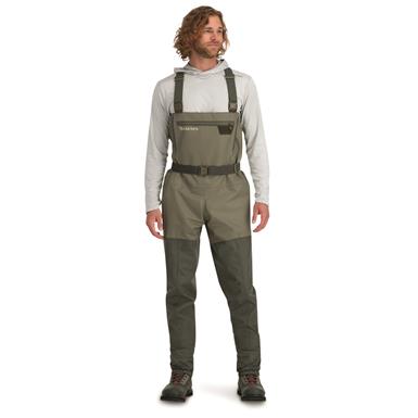 Simms Men's Tributary Stockingfoot Chest Waders, Basalt