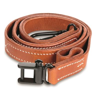 German Military MG42/MG3 Leather Sling, Dark Brown, Reproduction