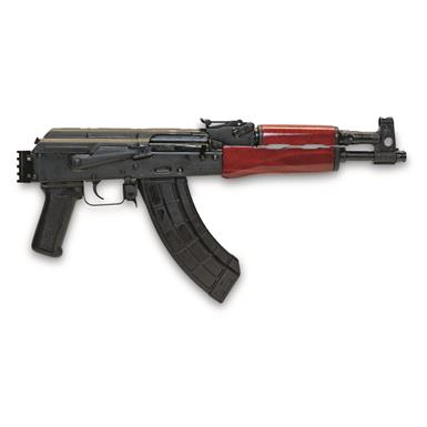 Century Arms Mini Draco Pistol, Semi-Auto, 7.62x39mm, 12.25" Barrel, 30+1 Rounds, Russian Red