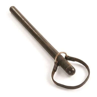 Belgian Military Surplus Rubber Baton, Used
