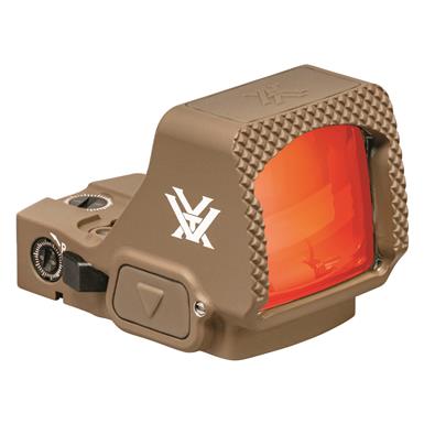 Vortex Defender-XL Red Dot, 5 MOA Red Dot Reticle, Tan