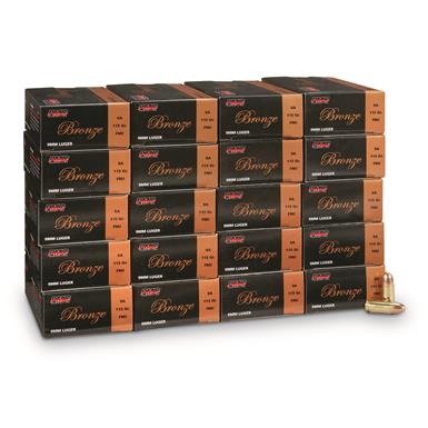 PMC Bronze, 9mm, FMJ, 115 Grain, 1,000 Rounds