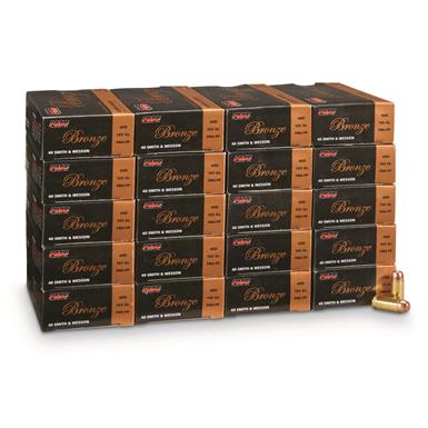 PMC Bronze, .40 S&W, FMJ-FP, 165 Grain, 1,000 Rounds