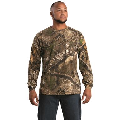 Berne Performance Long Sleeve Realtree APX Pocket T-Shirt