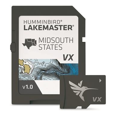 Humminbird Lakemaster VX, SD Card Midsouth States