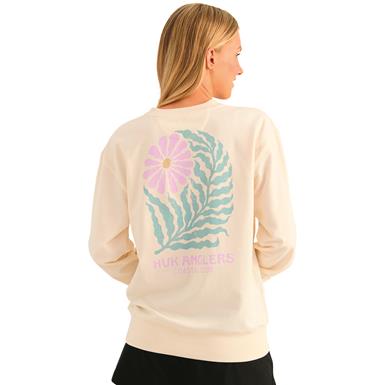 Huk Women's Edisto Coastal Club Terry Crew