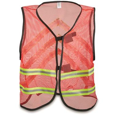 U.S. Police Surplus 3M Hi-Vis Safety Vests, 3 Pack, Like New