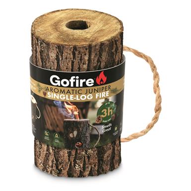 GoFire Aromatic Single Log Fire, 2 Pack