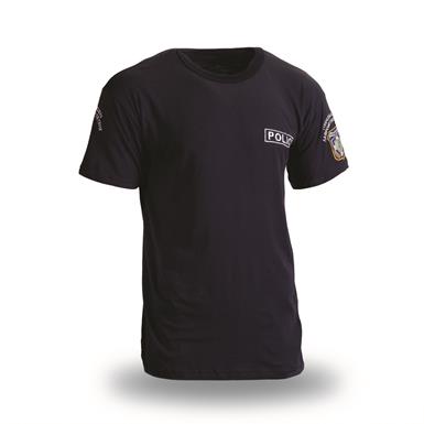 Greek Municipal Surplus Embroidered Officers T-Shirt, New