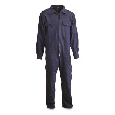 Greek Municipal Surplus Herringbone Twill Coveralls, New