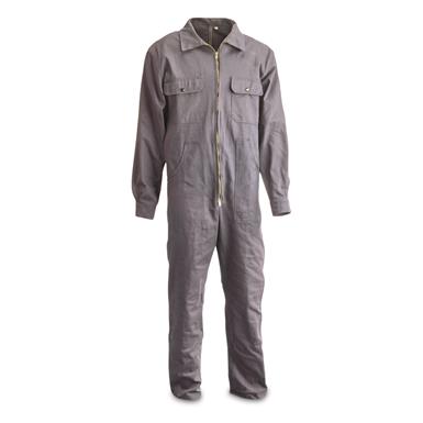 Greek Municipal Surplus Herringbone Twill Coveralls, New