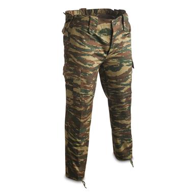Greek Military Surplus Wind and Water Repellant BDU Pants, New