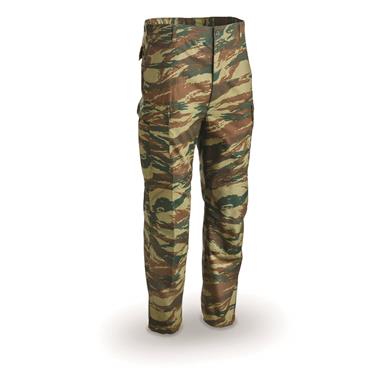 Greek Military Surplus Ripstop BDU Pants, New