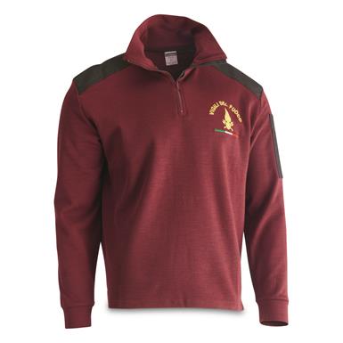 Italian Fire Service Surplus Long Sleeve Polo Shirt, New