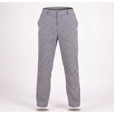 German Military Surplus Checkered Cooks Pants, Like New
