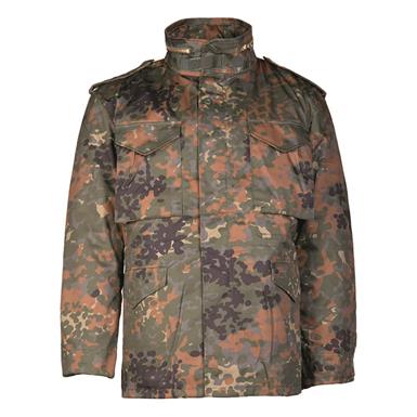 Mil-Tec M65 Field Jacket with Liner Jacket, Flecktarn Camo