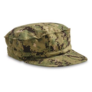 U.S. Military Surplus Navy Camo 8 Point Cap, New