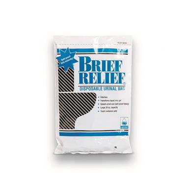 U.S. Military Surplus Brief Relief Disposable Urinal Bag, 10 Pack, New