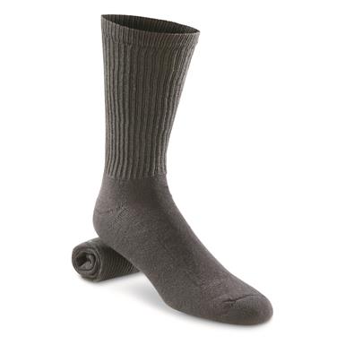 U.S. Military Surplus Physical Training Socks, 6 Pairs, New