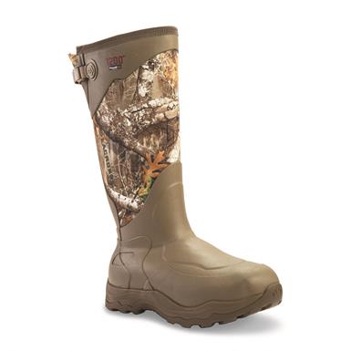 LaCrosse Men’s Alpha Agility 17” Insulated Rubber Hunting Boots, 1200 Gram