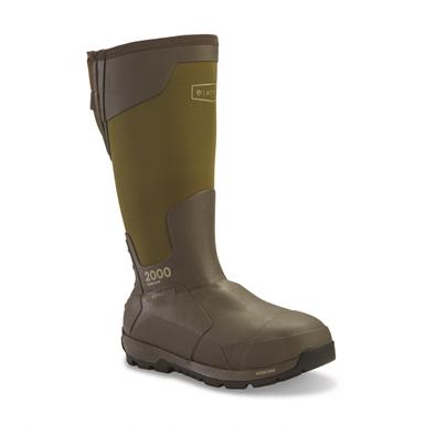 LaCrosse Men's Alphaburly Aero Waterproof 2000 gram Insulated Rubber Hunting Boots