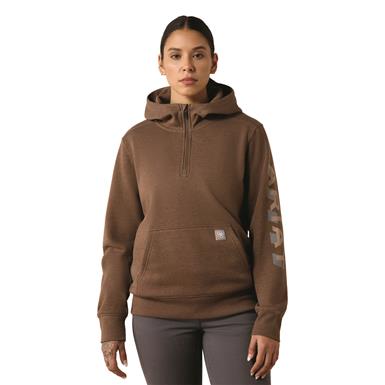 Ariat Lightweight Logo Half Zip Hoodie