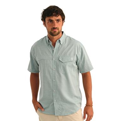 Huk Men's Tide Point Ripstop Short Sleeve Shirt