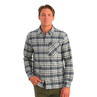 Huk Men's Ravenel Long Sleeve Flannel Shirt
