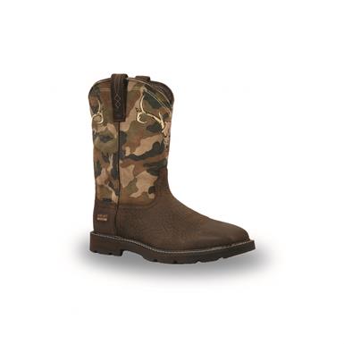 Ariat Men's Groundbreaker Antler Waterproof Wide Square Toe Work Boots