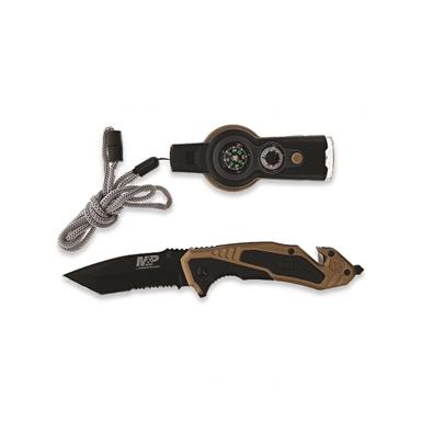 Smith & Wesson M&P Tactical Folding Knife with 7-in-1 Tactical Tool