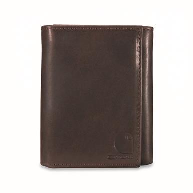 Carhartt Oil Tan Leather Trifold Wallet