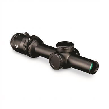 Vortex Strike Eagle 1-10x24 FFP Rifle Scope, EBR-8 BDC MRAD Reticle
