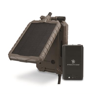 Stealth Cam FieldMAX Solar Battery Pack and Lithium Rechargeable Battery Combo
