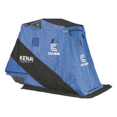 Clam Kenai Thermal 1-Person Flipover Ice Fishing Shelter