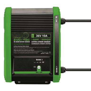Evo-Tec™ 36V 10A – 1 Bank On-Board Charger