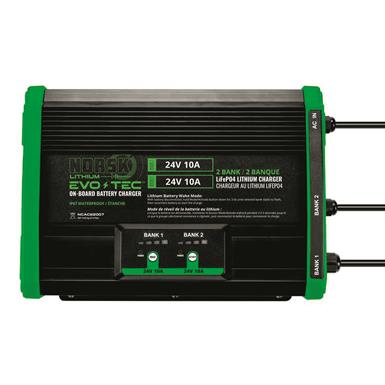 EVO-TEC™ 24V/24V 10A – 2 Bank On-Board Charger