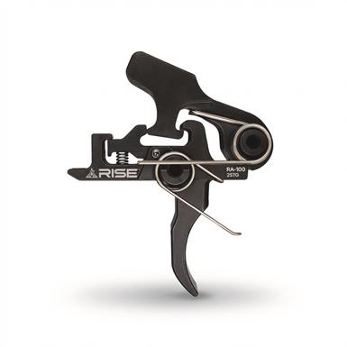 RISE Armament RA-100 Two-Stage Trigger, AR-15/AR-10, Milspec Pins, Flat Blade