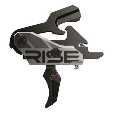 RISE Armament Blitz G2 Slide-and-Snap Trigger, AR-15/AR-10/AR9, Curved Blade, Black Base