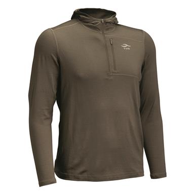 Tuo Kinetic Merino 200 Base Layer Quarter Zip Hoodie