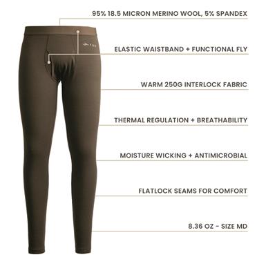 Tuo Kinetic Merino 250 Base Layer Bottom