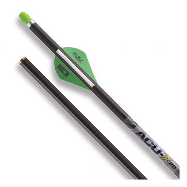 ACU-X 20 Premium Carbon Arrows For Rail-Less Forward Draw Crossbows, 6 Pack