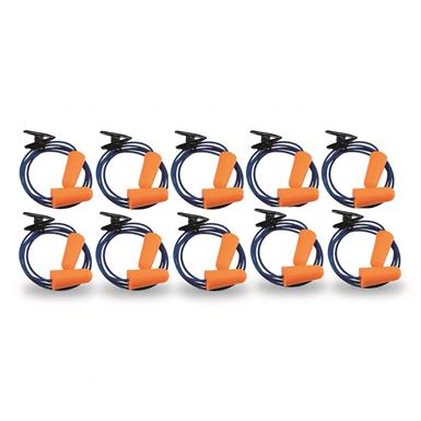 Smith & Wesson Range Plugs, 31dB NRR, 10 Pack