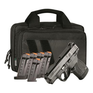 Smith & Wesson M&P 9 Shield Plus, 6-Mag Carry On Bundle, 9mm, 3.1
