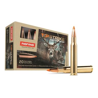 Norma Tipstrike, .30-06 Springfield, Polymer Tip, 170 Grain, 20 Rounds