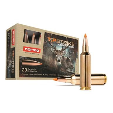 Norma Tipstrike, .270 WSM, Polymer Tip, 140 Grain, 20 Rounds