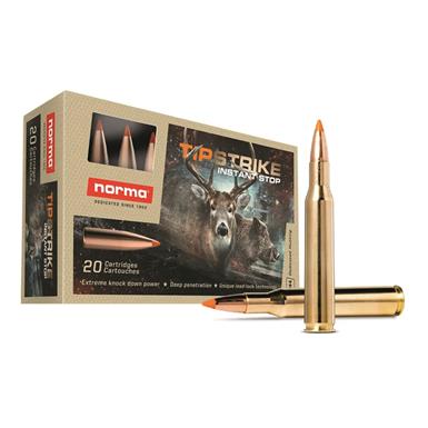 Norma Tipstrike, .270 Winchester, Polymer Tip, 140 Grain, 20 Rounds